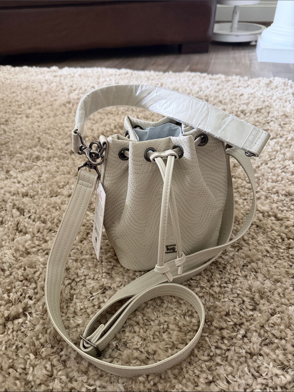 Lug VL Mini Drawstring Bucket Bag (Whirlybird)